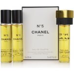 Chanel No.5 toaletní voda dámská 3 x 20 ml plnitelná – Hledejceny.cz