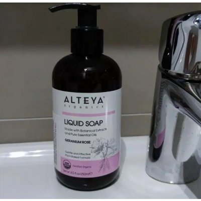 Alteya Organics tekuté mýdlo Muškáť & Růže Bio 500 ml – Sleviste.cz