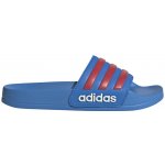 adidas ADILETTE SHOWER K Modrá Červená Bílá – Zboží Dáma