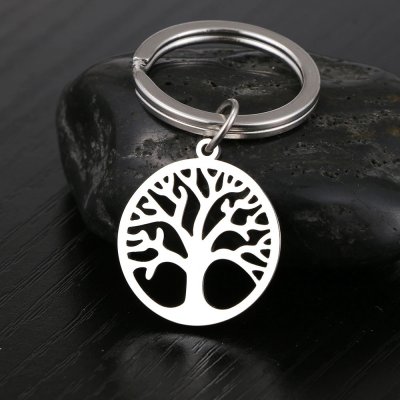 Přívěsek na klíče Ocelová s přívěskem strom života Fate – Zboží Mobilmania