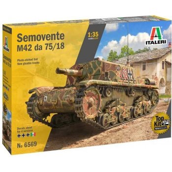 Italeri Model Kit military 6569 Semovente M42 da 75/18 1:35