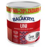 Barvy a laky Hostivař akryl Uni lesk 1000 0,7 kg + 20 % - bílá – Hledejceny.cz