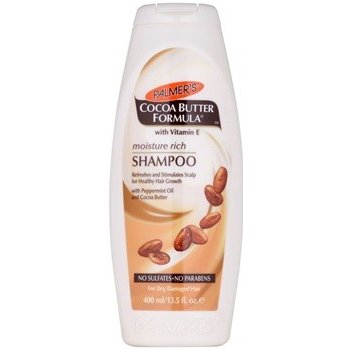 Palmer's Hair Cocoa Butter Formula hydratační a vyživující šampon pro zdravý růst vlasů Natural Cocoa Butter & Peppermint Oil No Sulfates No Paraben 400 ml