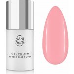 NANI gel lak Rubber Base Cover Tender Rose 5 ml – Zboží Dáma