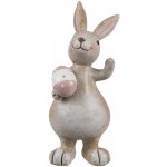 Dekorace hnědý králík s vajíčkem 5*4*11 cm – Hledejceny.cz