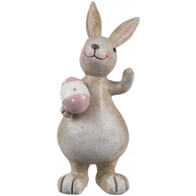 Dekorace hnědý králík s vajíčkem 5*4*11 cm – Hledejceny.cz