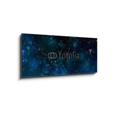 Obraz 1D panorama - 120 x 50 cm - deep outer space or starry night sky hluboký vesmír nebo hvězdná noční obloha – Zboží Mobilmania