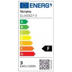 Tesla LED žárovka CRYSTAL RETRO CANDLE svíčka/ E14/ 2,5W/ 230V/ 250lm/ 2700K/ teplá bílá/ čirá – Hledejceny.cz