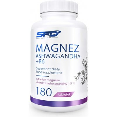 SFD Nutrition hořčík ashwagandha + B6 180 tablet – Hledejceny.cz