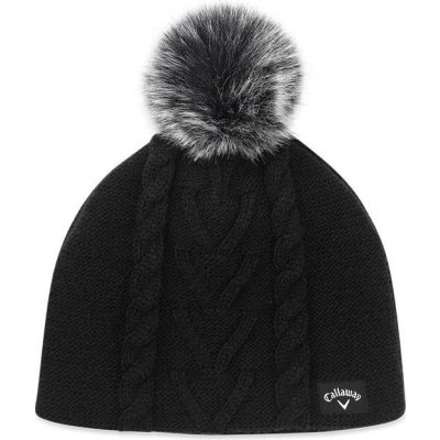 Callaway Pom Pom beanie dámská zimní čepice černá – Hledejceny.cz