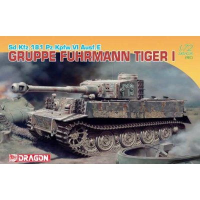 Dragon Model Kit tank 7368 Sd.Kfz.181 Pz.Kfpw.VI Ausf.E Gruppe Fehrmann Tiger I 1:72 – Zbozi.Blesk.cz