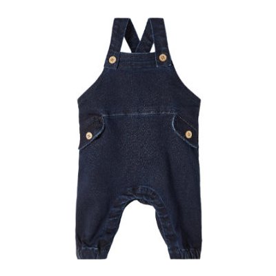 Lil'Atelier Dungarees Nbnlaro Tmavě modrá džínovina