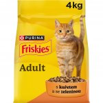 Friskies Adult Cat s kuřecím a zeleninou 4 kg – Sleviste.cz