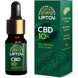 Konopná Farma Liptov CBD OLEJ 10% 10 ml