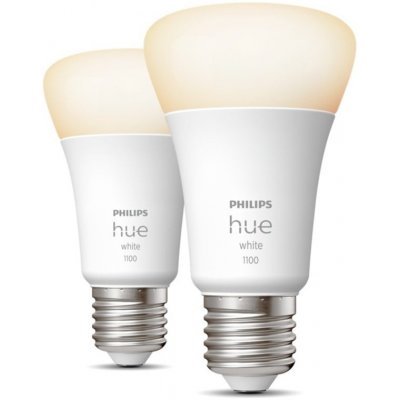 Philips svítidla Chytrá žárovka Hue Bluetooth, 9,5W, E27, White, 2ks – Zboží Živě