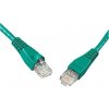 síťový kabel Solarix 28350059 patch, CAT5E, UTP, PVC, 0,5m, zelený