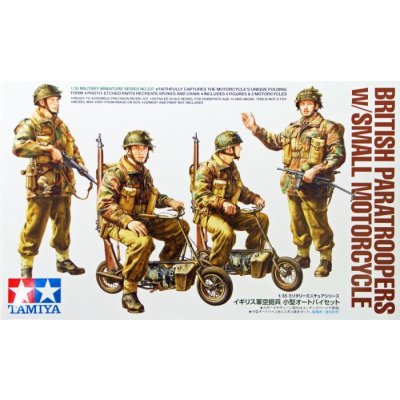 Tamiya British Paratroopers with Small Motorcycle 1:35