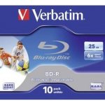 Verbatim BD-R SL 25GB 6x, printable, jewel, 10ks (43713) – Hledejceny.cz