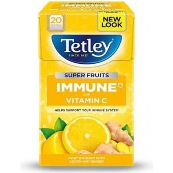 Tetley Super Fruits Immune Lemon & Ginger 20 ks 40 g