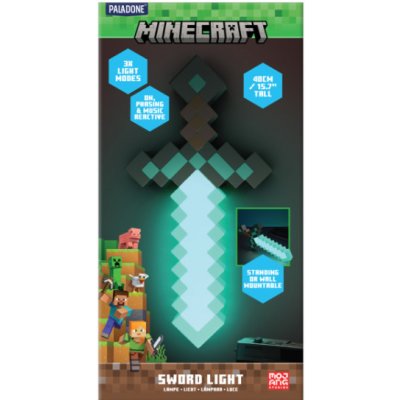 Lampička Icon Minecraft - Diamod Sword – Zboží Mobilmania