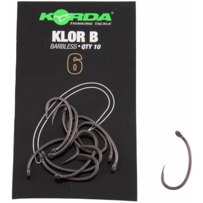 Korda Klor Hooks Barbless vel.4 10 ks – Zbozi.Blesk.cz