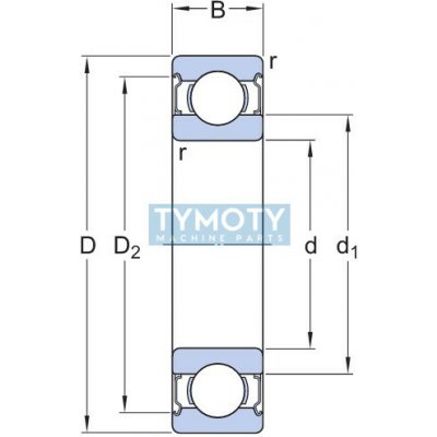 SKF 6004-2Z kuličkové ložisko | Zboží Auto
