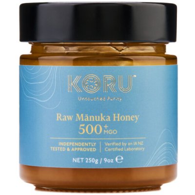 KORU RAW MANUKA HONEY -250g (MGO od 300+ do 1500+) MGO: MGO - 500 – Hledejceny.cz
