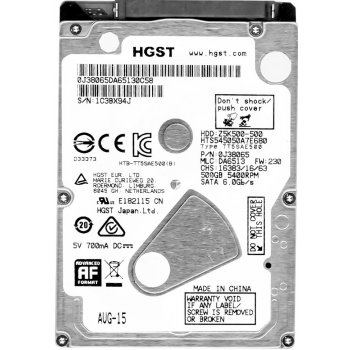 Hitachi Travelstar Z5K500 500GB, HTS545050A7E680