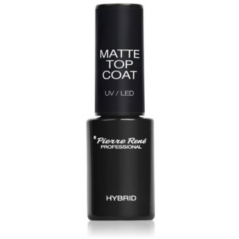 Pierre René Nails Hybrid vrchní gelový lak pro matný vzhled 6 ml