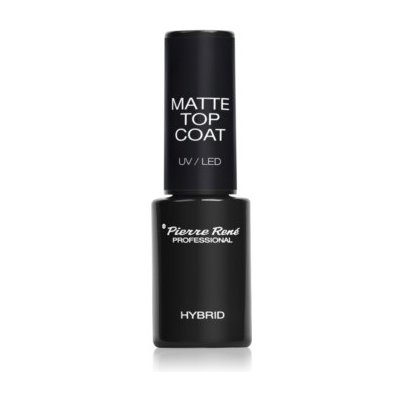 Pierre René Nails Hybrid vrchní gelový lak pro matný vzhled 6 ml