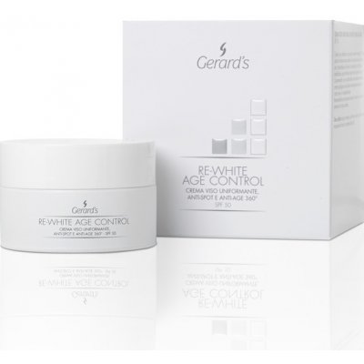 Gerard´s Re-White Vybělující anti-age krém proti pigmentovým skvrnám SPF50 50 ml