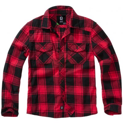 Brandit Checkshirt Kids dětská košile red/black – Zboží Mobilmania