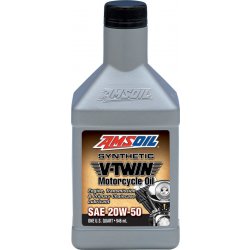 Amsoil Synthetic V-Twin Motorcycle Oil 20W-50 946 ml