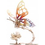 Ugears 3D puzzle Motýl s květinou 168 ks – Zboží Mobilmania