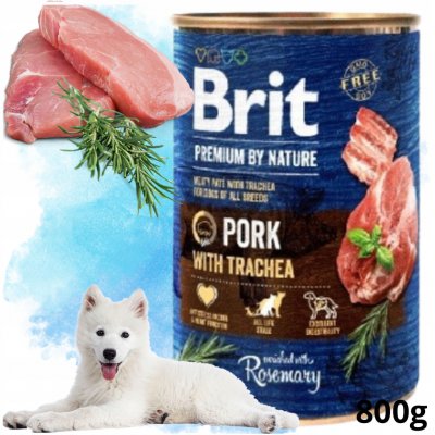 Brit Premium by Nature Dog Pork with Trachea 800 g – Zboží Mobilmania