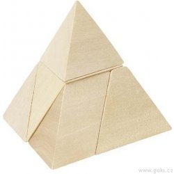 Goki Dřevěný hlavolam Pyramida