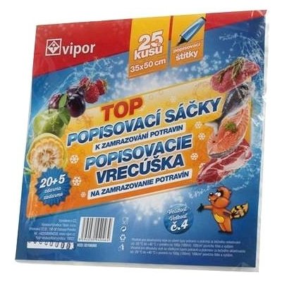 Vipor sáček HDPE zamrazovací 35x50,25ks transparentní – Sleviste.cz