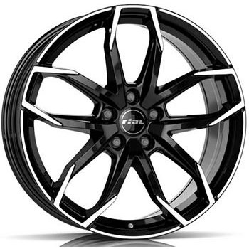 Rial Lucca 6,5x16 4x108 ET20 diamond black polished