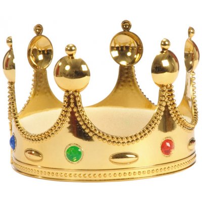 Carnival Toys Koruna pro krále zlatá – Zboží Mobilmania