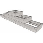 Juwel Timber Vyvýšený záhon Ergoline 185 x 125 x 40 cm LG2078 – Zboží Dáma