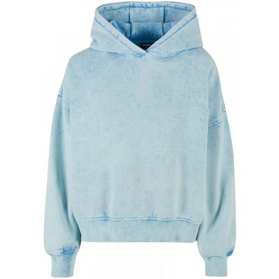 Ladies Oversized Towel Washed Hoody balticblue