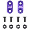 Modelářské nářadí Arrowmax 1/10th On-Road Alu Wing Mounts Purple