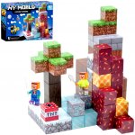 Toybit Magnetická stavebnice Minecraft Diamond Lava TNT 87ks – Zboží Dáma