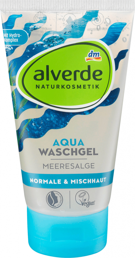 Alverde Naturkosmetik Aqua mycí pleťový gel mořské řasy 150 ml od 80 Kč -  Heureka.cz