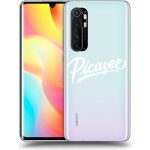 Pouzdro Picasee silikonové Xiaomi Mi Note 10 Lite - Picasee - White čiré – Zbozi.Blesk.cz