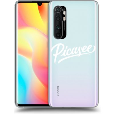 Pouzdro Picasee silikonové Xiaomi Mi Note 10 Lite - Picasee - White čiré – Zboží Mobilmania