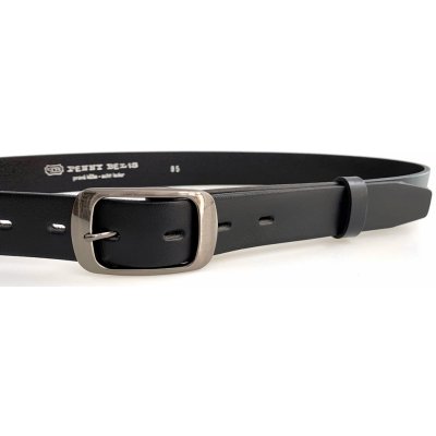 Penny Belts dámský kožený pásek 30-190-63 černý – Zboží Dáma