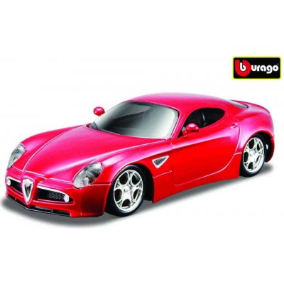 Bburago Alfa 8C Competizione metalíza BB18 43004 červená 1:32 – Hledejceny.cz