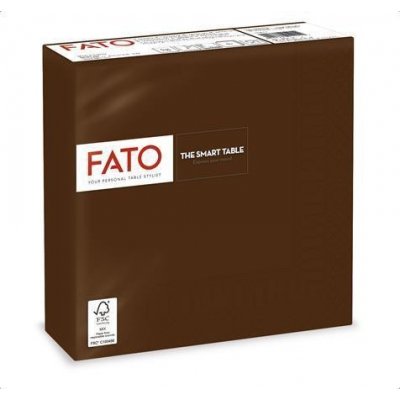 FATO ubrousky Smart Table čokoládová 1/4 skládání 33x33cm – Hledejceny.cz