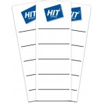 HIT OFFICE Hřbetní štítky, samolepicí, bílé 7,5 cm (10 ks) – Hledejceny.cz